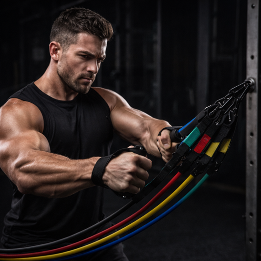 Trainingsbänder (Rücken, Bizeps, Beine)