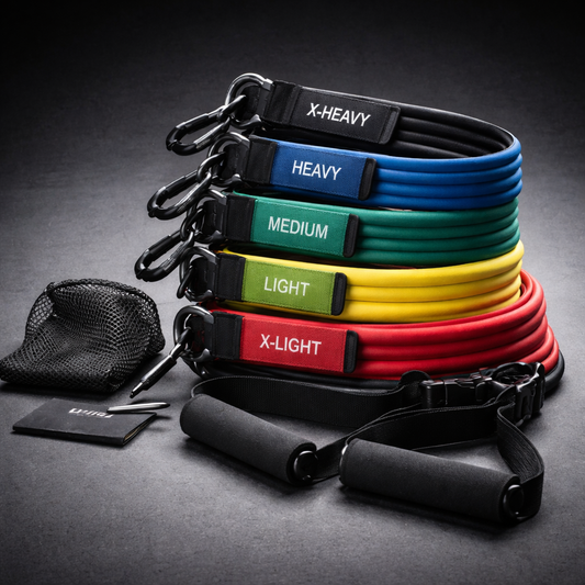 Trainingsbänder (Rücken, Bizeps, Beine)